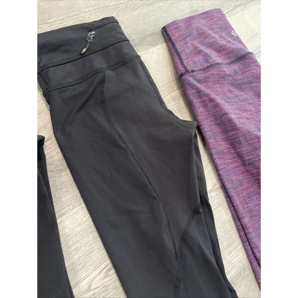 Lot of 5 Bundle Lululemon Variety Leggings Yoga Gym Size 2